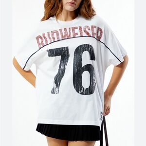 Budweiser by Pacsun 76 Jersey T-Shirt Oversized - M